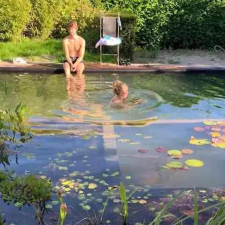 In Front Of The Sea With Natural Swimming Pond Semesterbostad Oostende